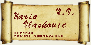 Mario Vlašković vizit kartica